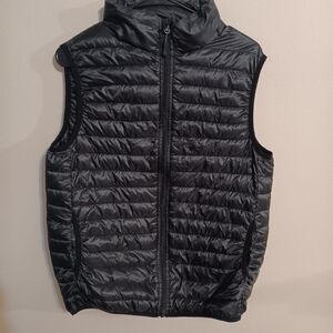 Women's Black Quilted Vest